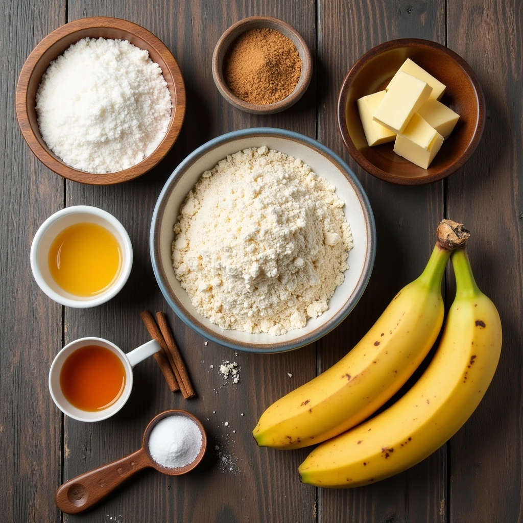 Banana Bread Recipe with 2 Bananas