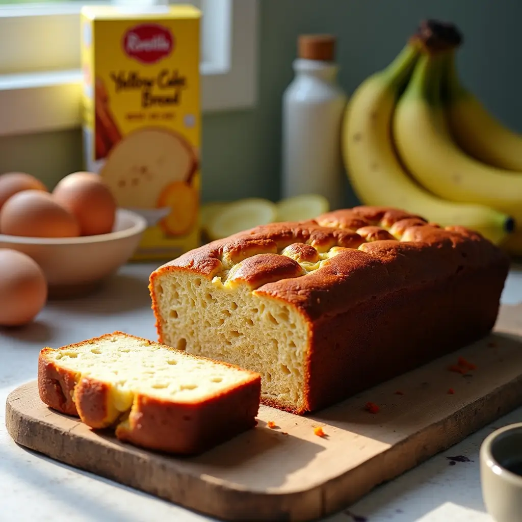 banana bread recipe with cake mix