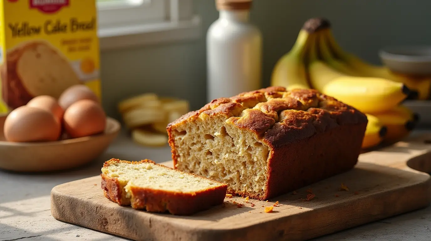 banana bread recipe with cake mix