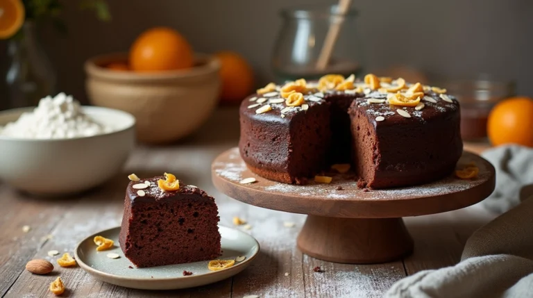 chocolate orange almond cake recipe​